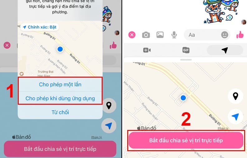 định vị iphone bị mất